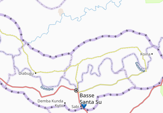Mapa Tuba Burey