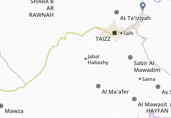 Karte Stadtplan Jabal Habashy
