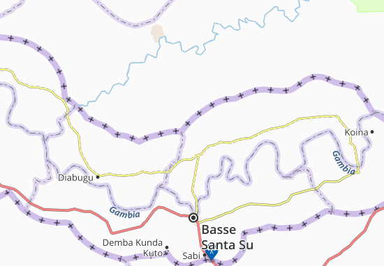 Mapa Sare Ngaba