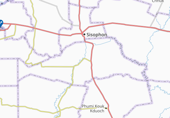 Karte Stadtplan Phumi O Snguot