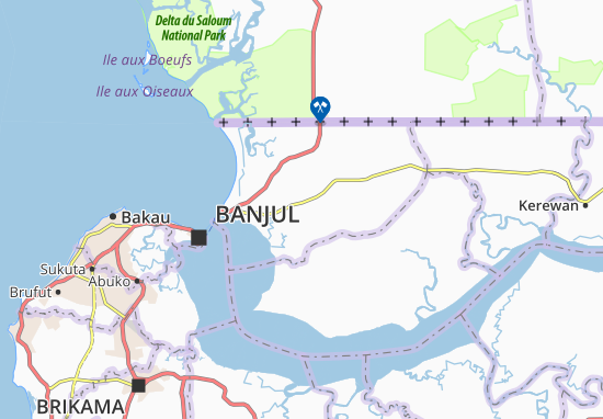Mapa Bangaly
