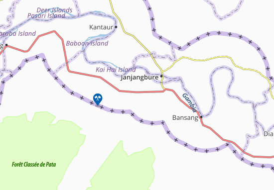 Mapa Sinchu Bora