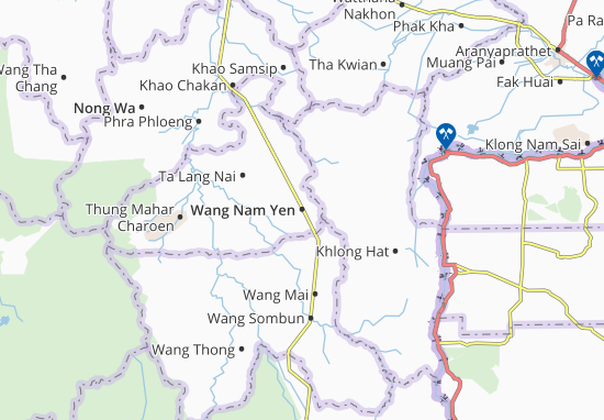 Karte Stadtplan Wang Nam Yen