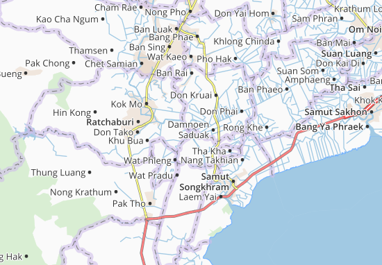 MICHELIN-Landkarte Bang Nok Khwaek - Stadtplan Bang Nok Khwaek