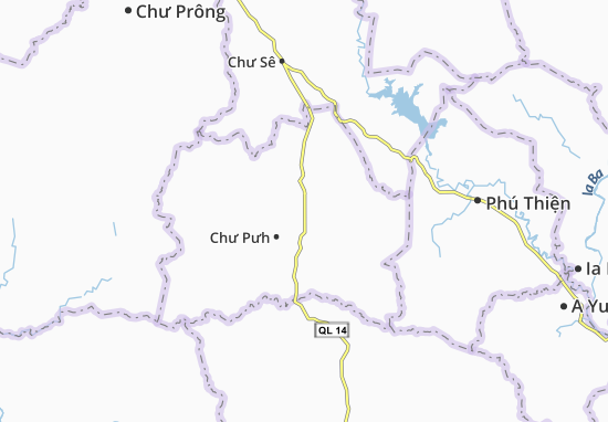 Karte Stadtplan Ia Phang