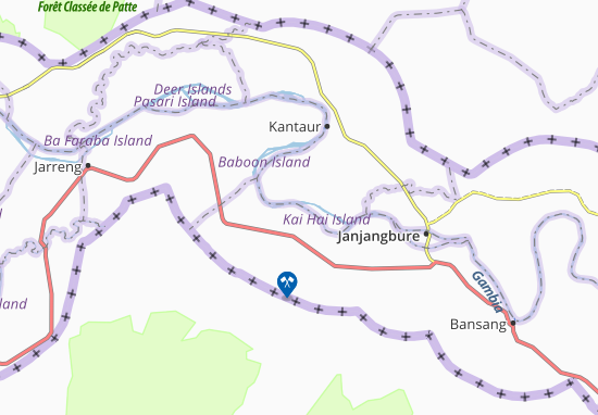 Mapa Walli Kunda