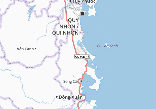 Kaart Plattegrond Xuân Bình