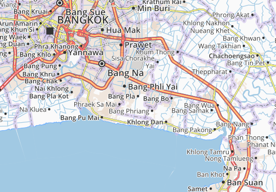 Mapa Bang Pla