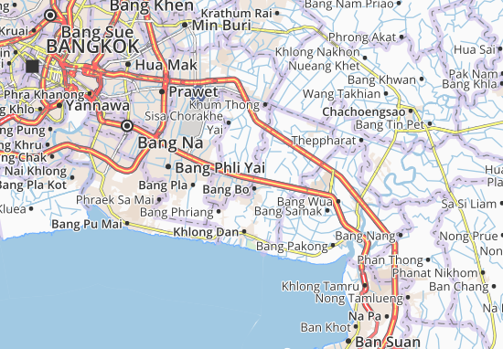 Mappe-Piantine Bang Sao Thong