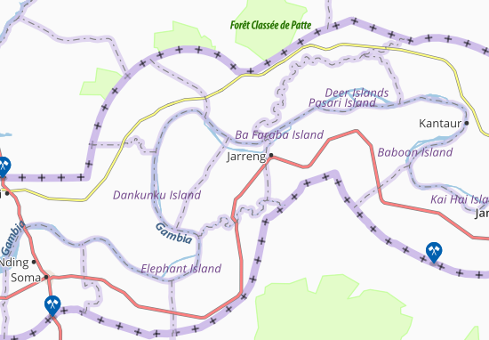 Karte Stadtplan Wellingara Momodou
