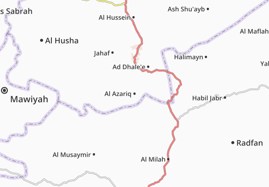 Mapa Al Azariq
