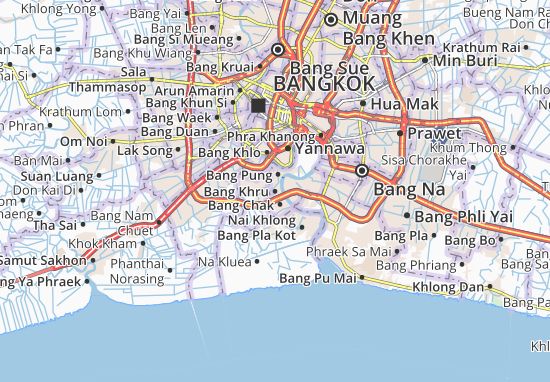 Mapa Bang Khru