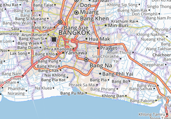 Mapa Bang Na