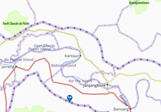 Karte Stadtplan Kantaur
