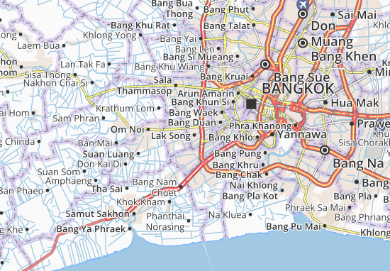 Karte Stadtplan Lak Song