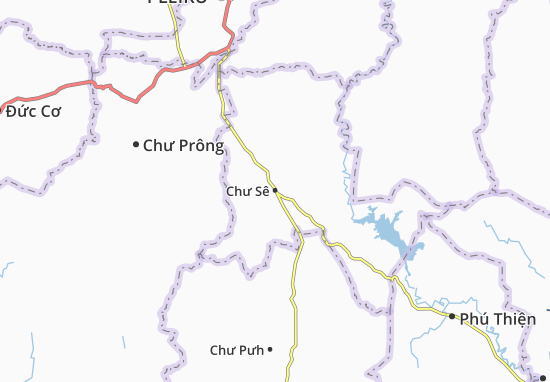 Karte Stadtplan Chư Sê