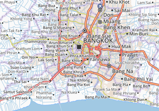 Bang Lamphu Lang Map
