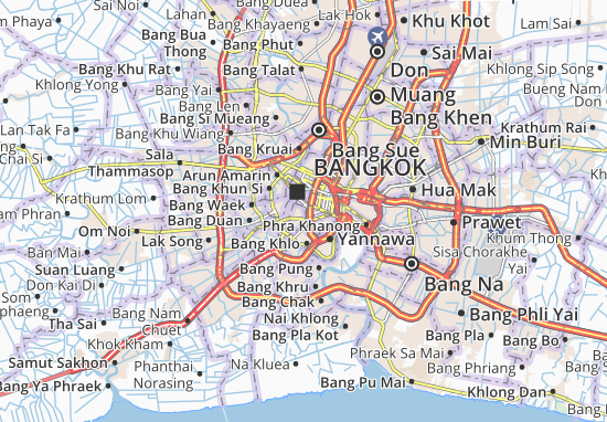 Mapa Khlong San