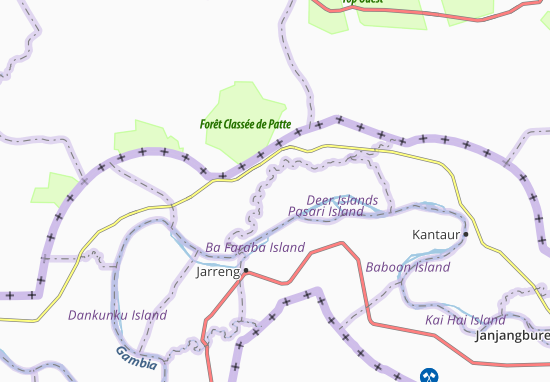 Karte Stadtplan Njau Jahu