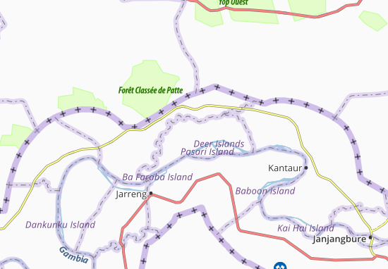 Kaart Plattegrond Sinchu Tamsir