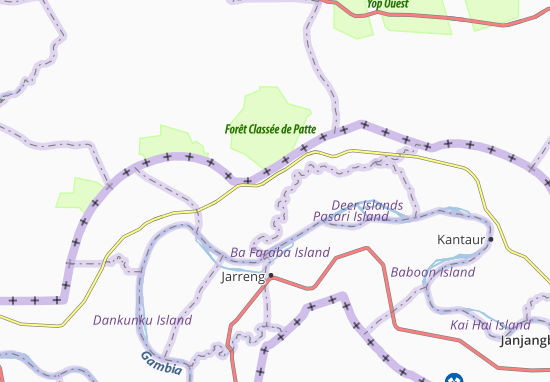Medina Njammeh Sise Map