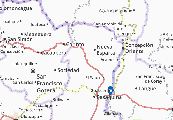 Karte Stadtplan Anamoros