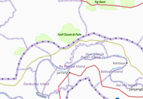 Karte Stadtplan Leba Biji
