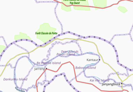 Karte Stadtplan Sinchu Demba