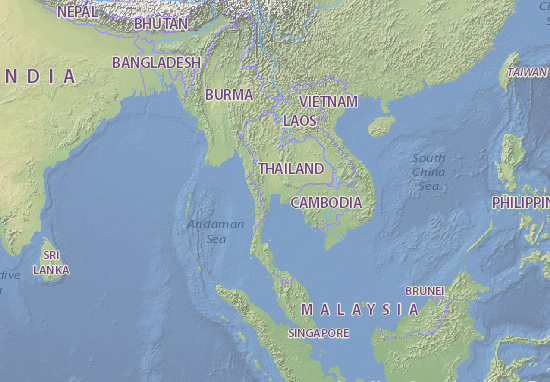 Resultado de imaxes para THAILANDIA MAPA