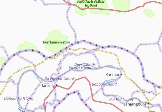 Kaart Plattegrond Katimina