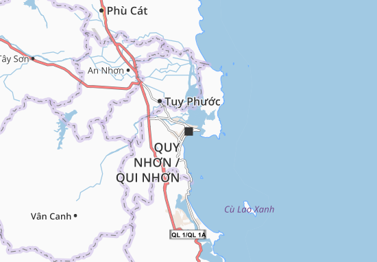 MICHELIN Qui Nhơn map - ViaMichelin