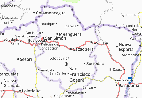 Cacaopera Map