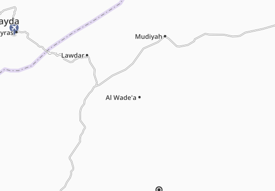Mapa Al Wade&#x27;a