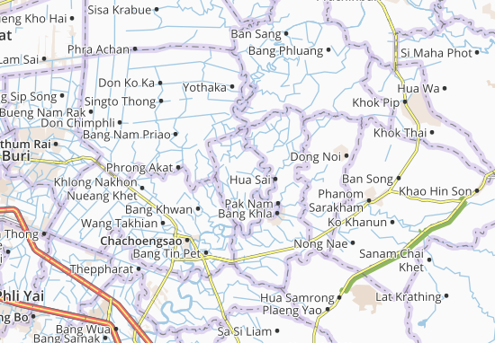 Mapa Khlong Khuean