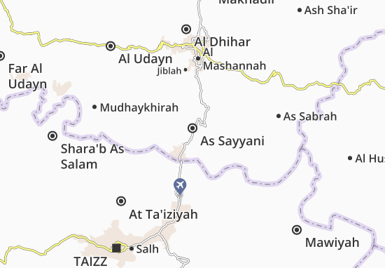 Karte Stadtplan As Sayyani