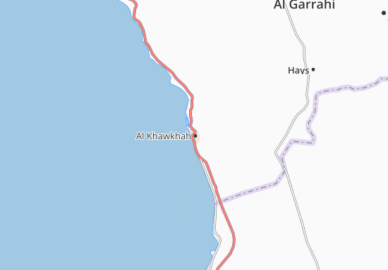Mapa Al Khawkhah