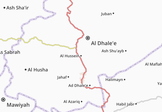 Karte Stadtplan Al Hussein