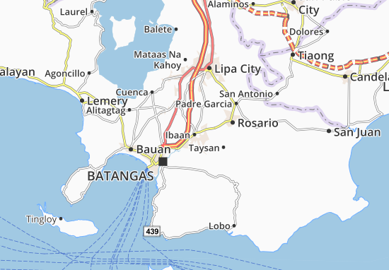 Mapa Ibaan