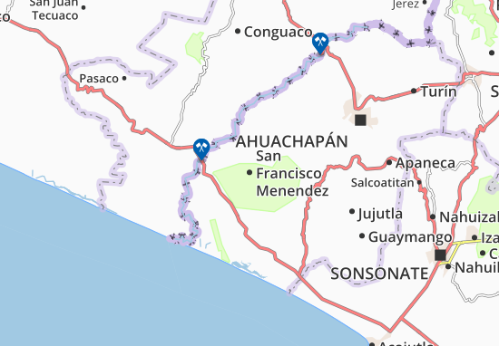Kaart Plattegrond San Francisco Menendez