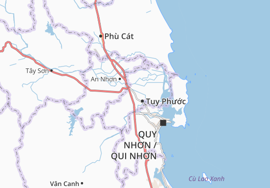Karte Stadtplan Quàng Hi