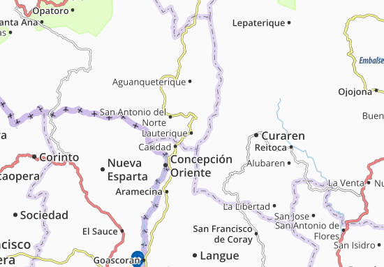 Mapa Lauterique