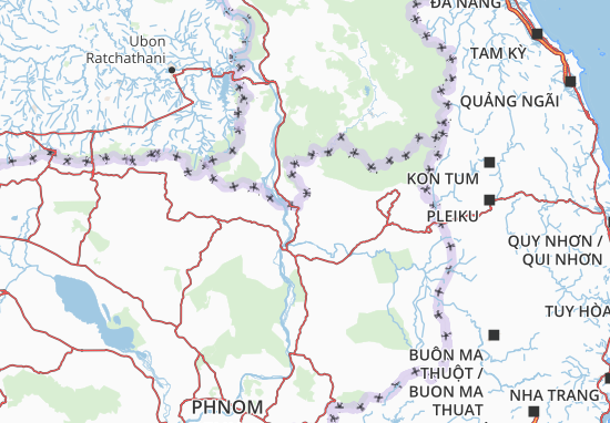 Mapa Stoeng Treng