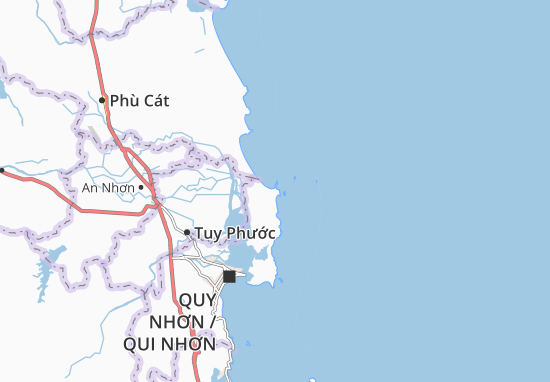 Kaart Plattegrond Nhơn Lý