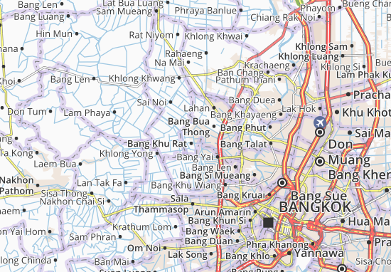 Mapa Bang Khu Rat