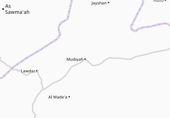 Karte Stadtplan Mudiyah