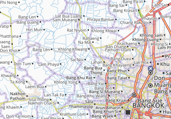 Karte Stadtplan Sai Noi