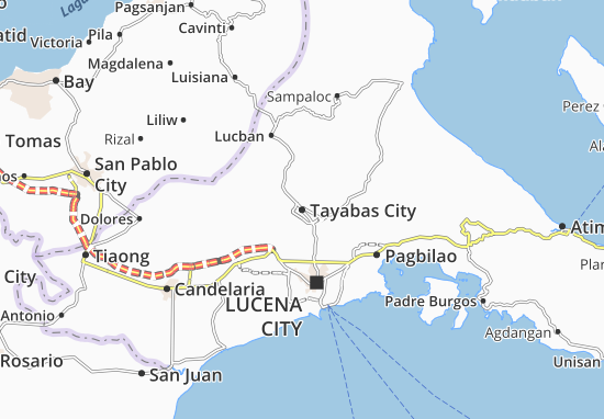 Carte-Plan Tayabas City