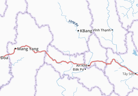 Karte Stadtplan Kông Lơng Khơng