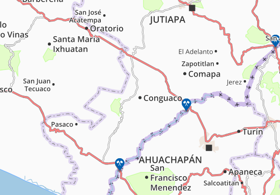 Kaart Plattegrond Conguaco