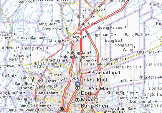 Mapa Khlong Nueng